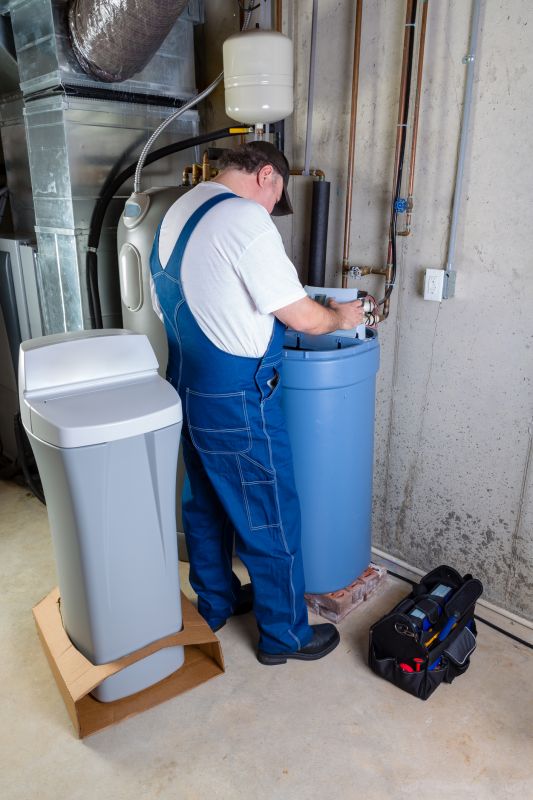 Water Softener Installation in Progress